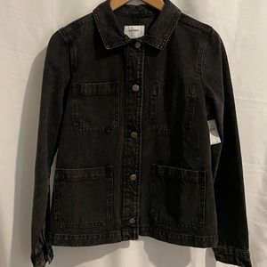Old Navy black denim jacket size S